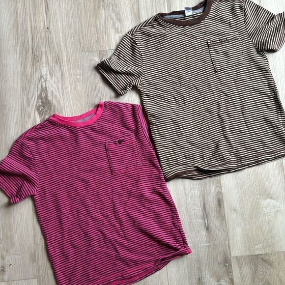 Old Navy Striped Knit Cotton Tshirt Bundle Set Size Medium 8 - Picture 2 of 5